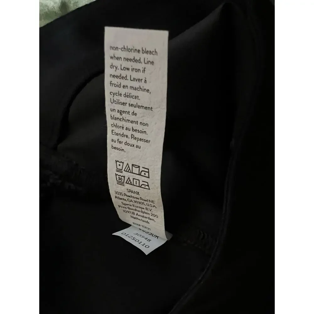 Spanx The Perfect Pant Jogger Classic Black Women's Size Medium Stretch Pockets - Picture 6 of 7